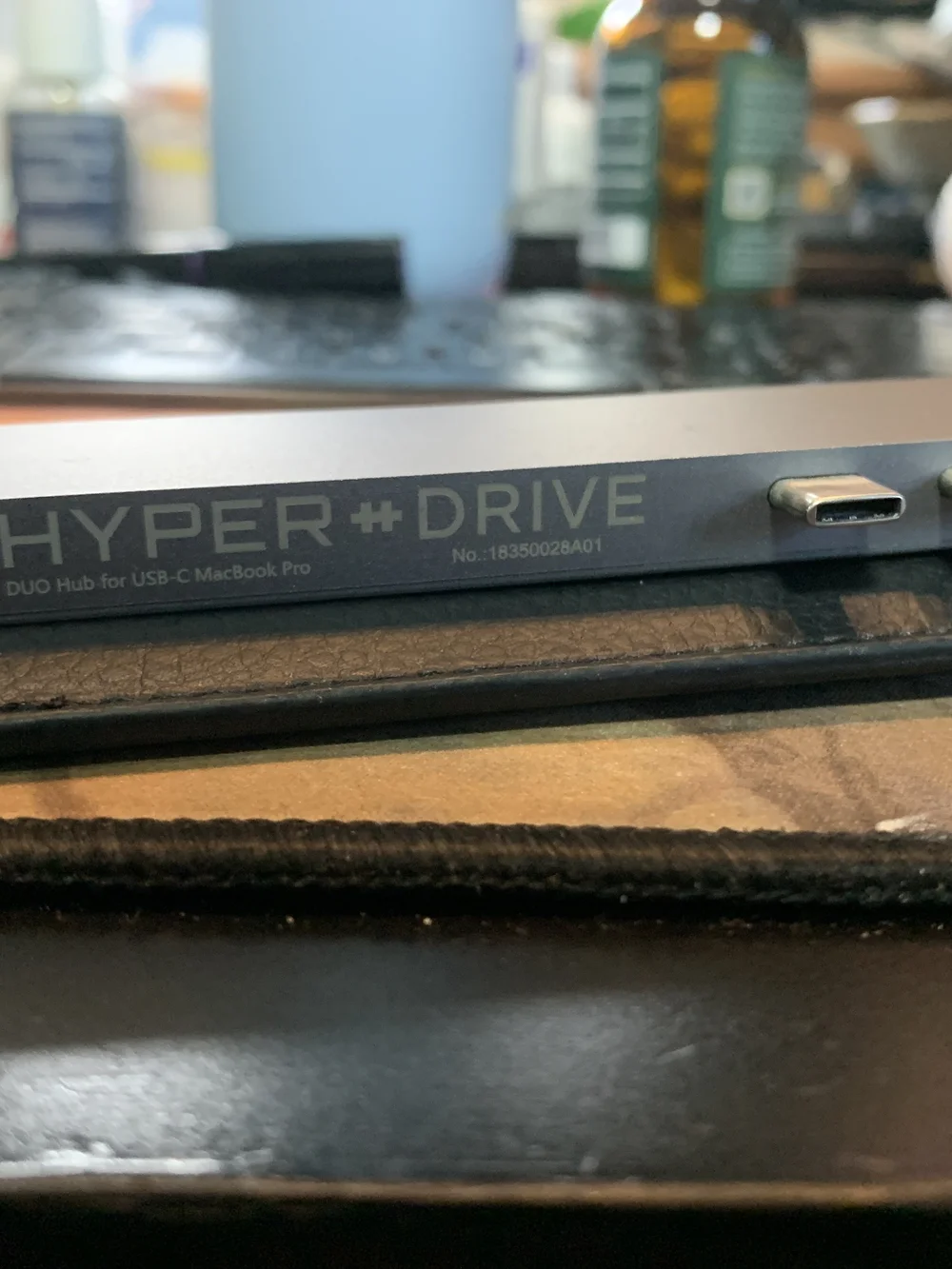 HYPERDRIVE USB-C Hub Adapter (Silver) - 7-in-2 Laptop Docking Station